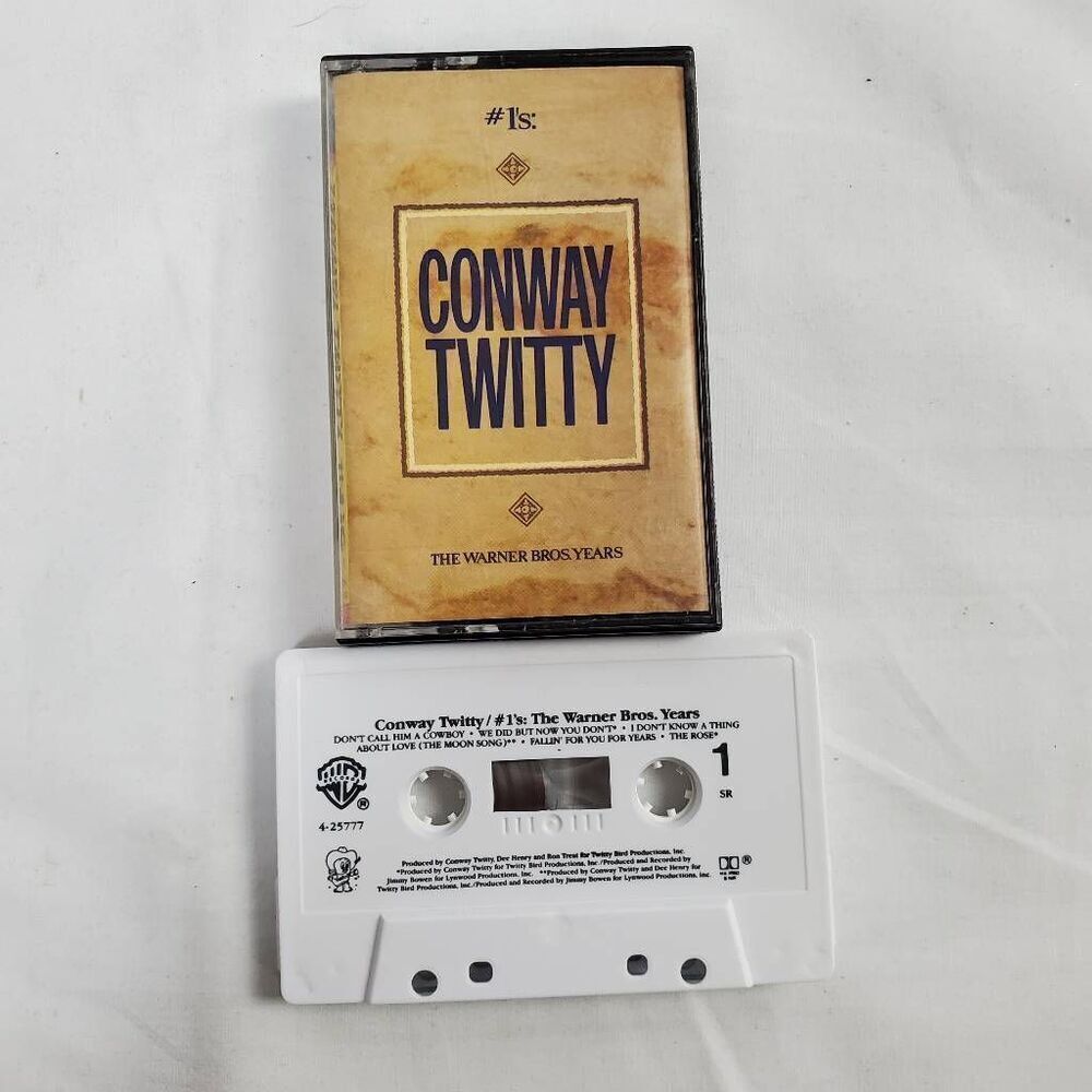 Conway Twitty #1’s The Warner Bros Years Cassette